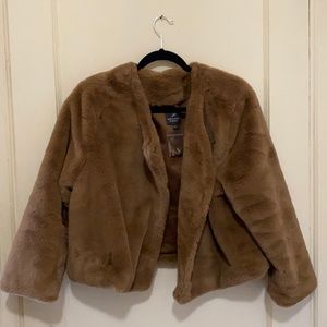 Adriana Papell faux fur jacket